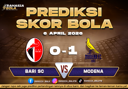 Prediksi Serie B Italia Bari vs Modena 6 April 2026