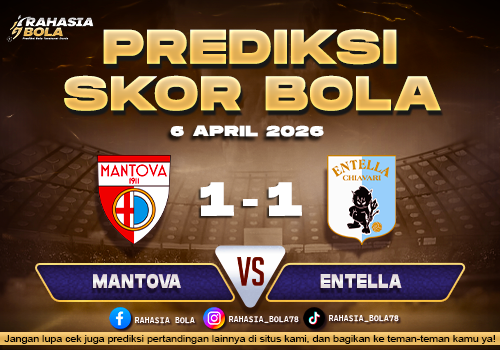 Prediksi Serie B Italia Mantova vs Entella 6 April 2026
