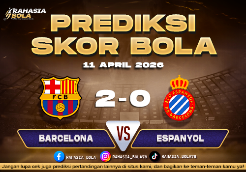 Prediksi Skor Barcelona vs Espanyol 11 April 2026 H2H