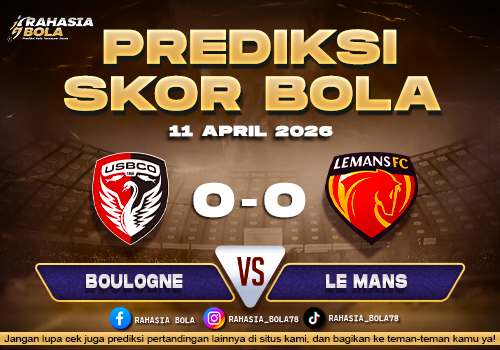 Prediksi Skor Boulogne vs Le Mans 11 April 2026 H2H