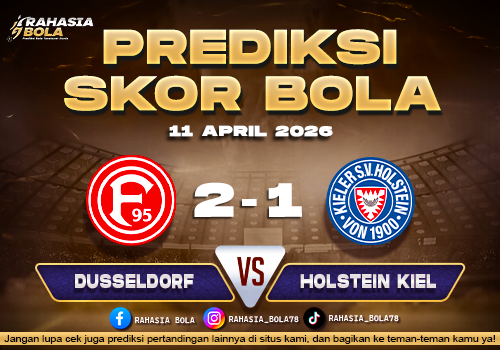 Prediksi Skor Dusseldorf vs Holstein Kiel 11 April 2026 H2H Line Up