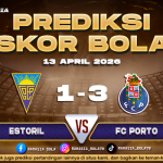 Prediksi Skor Estoril vs FC Porto 13 April 2026, H2H & Line Up