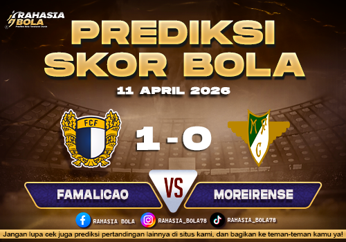 Prediksi Skor Famalicao vs Moreirense 11 April 2026 H2H Line Up