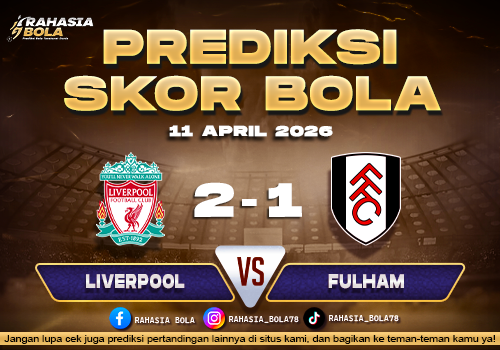 Prediksi Skor Liverpool vs Fulham 11 April 2026 H2H Line Up