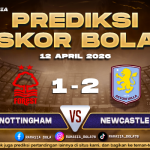 Prediksi Skor Nottingham vs Aston Villa 12 April 2026 Line Up