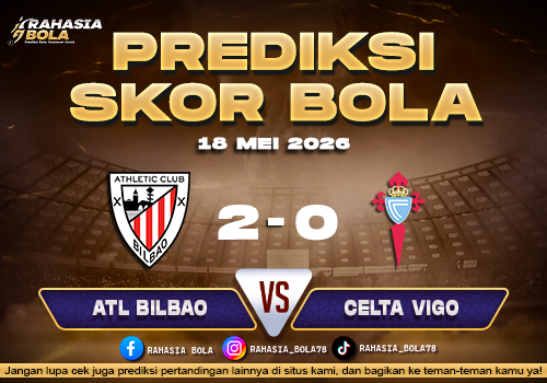 Prediksi Skor Athletic Bilbao vs Celta Vigo 18 Mei 2026 Skor Langsung