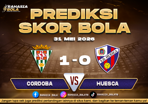 Prediksi Skor Cordoba vs Huesca 31 Mei 2026 Score LaLiga2
