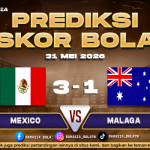 Prediksi Skor Mexico vs Australia 31 Mei 2026 H2H dan Line Up