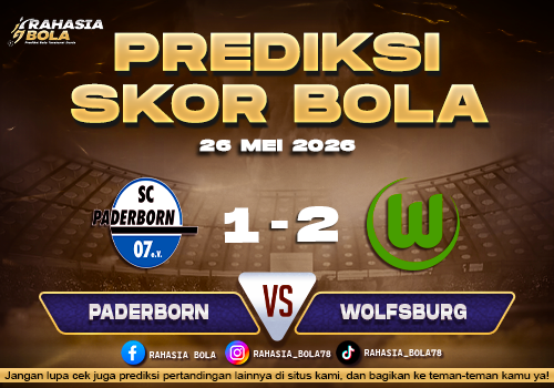Prediksi Skor Paderborn vs Wolfsburg 26 Mei 2026 Live Score Malam Ini