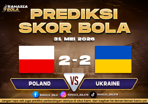 Prediksi Skor Poland vs Ukraine 31 Mei 2026 H2H dan Line Up