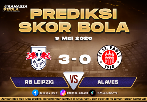 Prediksi Skor RB Leipzig vs St. Pauli 9 Mei 2026 H2H Line Up