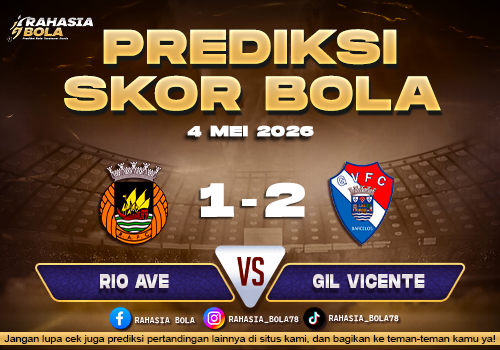 Prediksi Skor Rio Ave vs Gil Vicente 4 Mei 2026 Analisis & Head to Head Primeira Liga