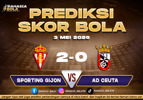 Prediksi Skor Sporting Gijon vs AD Ceuta 3 Mei 2026 H2H
