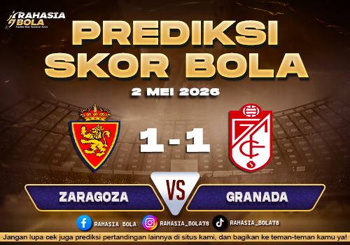 Prediksi Skor Zaragoza vs Granada 2 Mei 202 H2H & Line Up