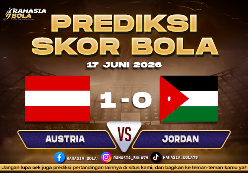 Prediksi Austria vs Jordan 17 Juni 2026 Piala Dunia Skor Akhir