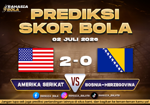 Prediksi Bola Amerika Serikat vs Bosnia-Herzegovina