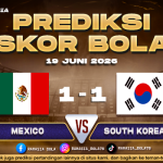 Prediksi Bola Mexico vs South Korea Hasil Skor Akurat