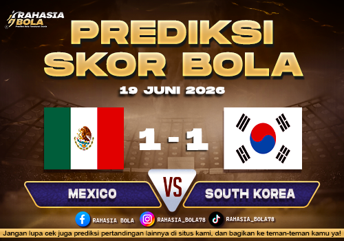 Prediksi Bola Mexico vs South Korea Hasil Skor Akurat