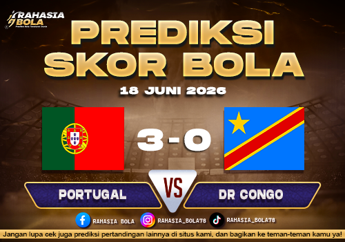 Prediksi Bola Portugal vs DR Congo 18 Juni Skor Akurat