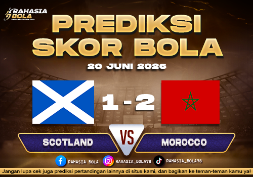 Prediksi Bola Scotland vs Morocco 20 Juni 2026 Piala Dunia Akurat