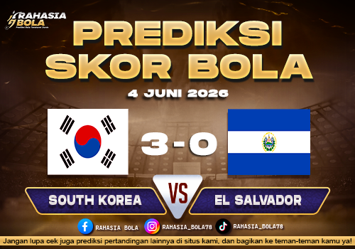 Prediksi Bola South Korea vs El Salvador 4 Juni 2026