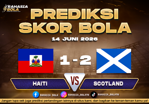 Prediksi Haiti vs Scotland Piala Dunia 2026 H2H & Live Score