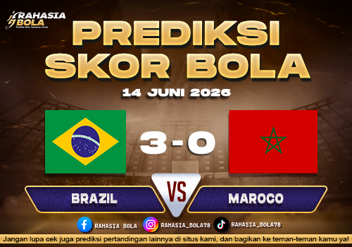 Prediksi Skor Brazil vs Morocco Piala Dunia 2026 Line Up