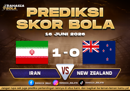Prediksi Skor Iran vs New Zealand 16 Juni 2026 Piala Dunia