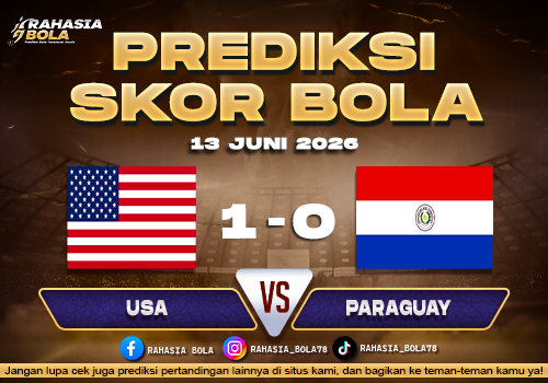 Prediksi Skor USA vs Paraguay Piala Dunia 2026 Live Score