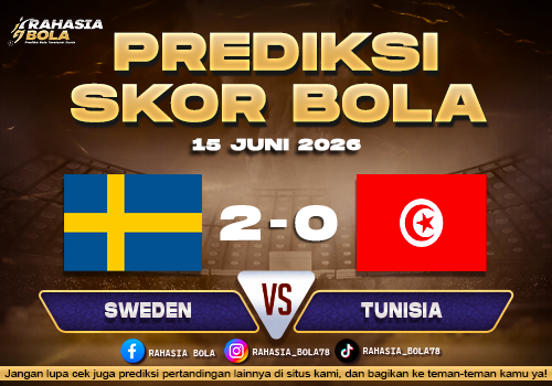 Prediksi Sweden vs Tunisia Piala Dunia 2026 H2H & Line Up