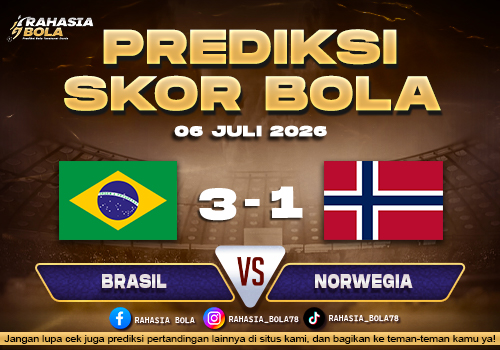 Prediksi Bola Brasil vs Norwegia